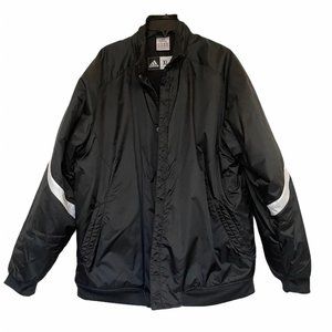 Adidas men black stadium jacket XL